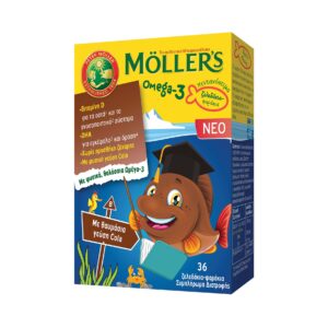 Möllers Omega , ζελλεδακια -ψαράκια, γεύση cola