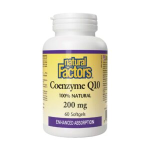 Natural Factors - Coennzyme Q10 200mg - 60softgels