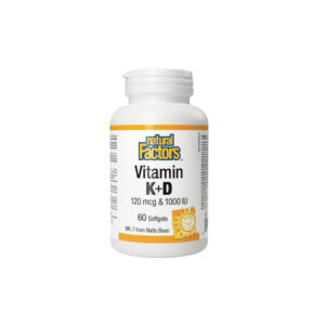 Natural Factors - Vitamin K + D - 60 softgels