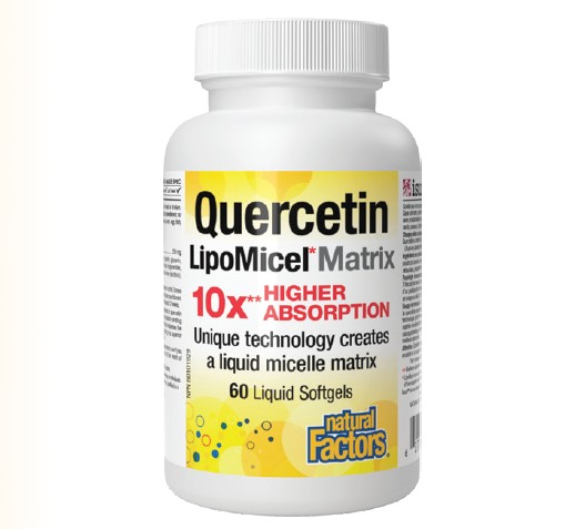 Quercetin, Lipomicel Matrix (60 Μαλακές Κάψουλες)